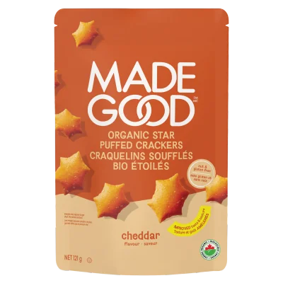 Cheddar Star Puffed Crackers