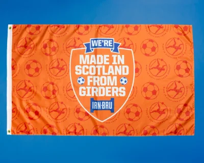 IRN-BRU We're Made In Scotland From Girders Flag