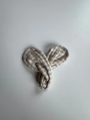 Échantillon - Mini accessoire à chignon à carreau