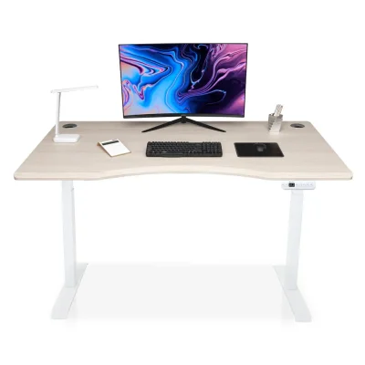 Bureau assis debout incurvé (bords arrondis) - DYNAMIC SMOOTH