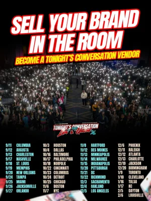 Vendor Table Reservation – Tonight’s Conversation LIVE ’26