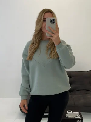 Signature Oversized Breastfeeding Sweatshirt - Sage