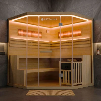 Indoor Sauna Vantaa 180 - Salzstein