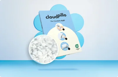 Cloudpillo Refill Bag Memory Foam Recharge