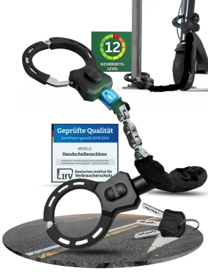 E-Scooter Schloss mit Gliederkette
