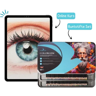 Buntstiftekurs mit Colorgem Set