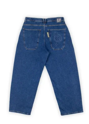 x-tra MONSTER 3-D Denim WASHED BLUE TAB