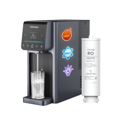 Waterdrop A1 Reverse Osmosis Hot Cold Water Dispenser with RO Replacement Filter Combo
