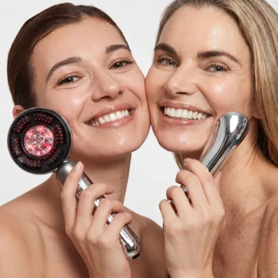 The Complete Hair & Skin Restore Kit — LED Scalp Comb + 24K Gold Multi-RF Wand