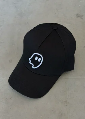 "Lil Ghost" Cap - Black