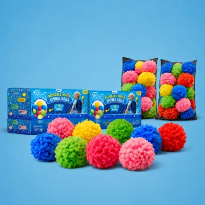 20 KiddoSpace Reusable Water Sponge Balls (Buy 10 Get 10 Free)