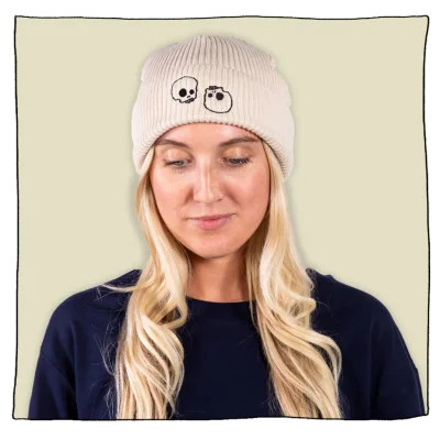 Fisherman Beanie in Cream