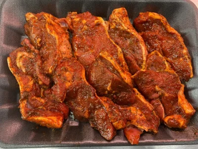 Minted Lamb Steaks 1kg