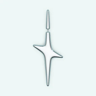 Pierced Star Earring