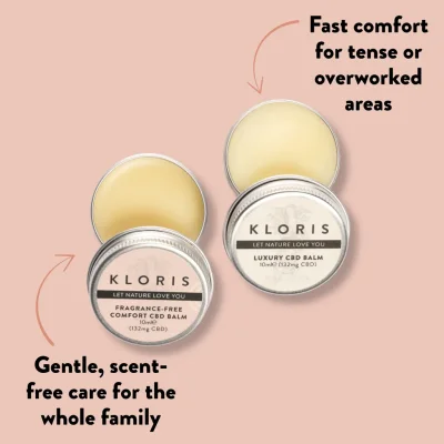 Trial Tin Duo – Fragrance-Free & High Strength CBD Balm (2 × 10 ml)