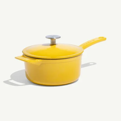 Enamelled Cast Iron Saucepan