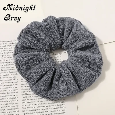 Towel Scrunchie - Midnight Grey (No Zip)