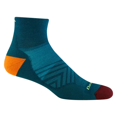 Men's Run Quarter Cushioned Ultra-Lightweight Running Socks