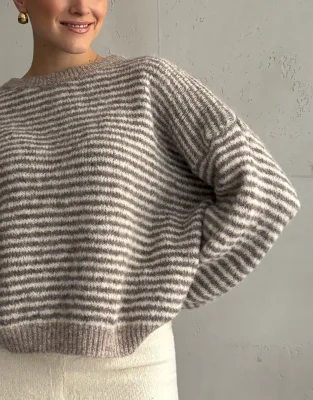 Feingestreifter Pullover