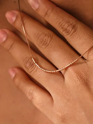 Morse Code Necklace