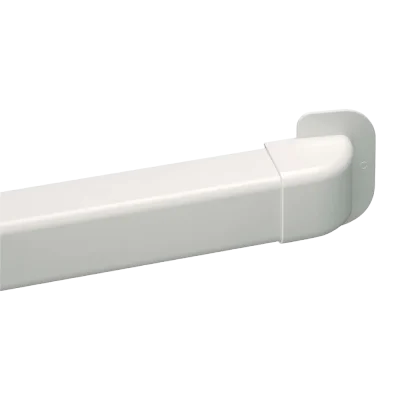 Sortie murale pour goulotte 80 x 60 mm