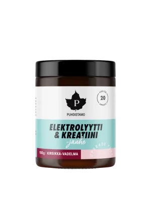 Elektrolyytti & Kreatiini -jauhe Kirsikka-Vadelma 100 g