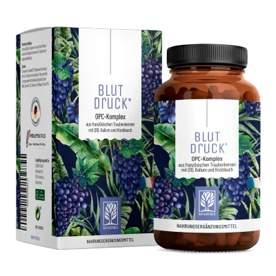 Blutdruck: OPC-Komplex mit Q10, Kalium und Knoblauch