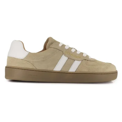 Women's Larch Barefoot Trainers - Beige White