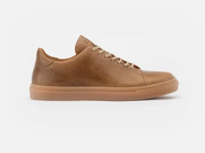 The Mellor II Sneaker - Horween Natural Leather Ready To Ship