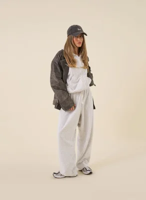 Towelling Tracksuit - Grey Marl