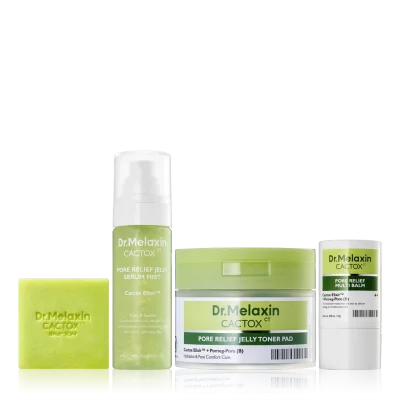 Cactox Deep Cleansing & Pore Care 4-Step Set