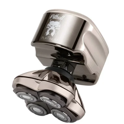 Rasoio per testa e viso Pitbull Platinum PRO | Cavo di ricarica USB incluso