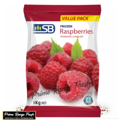 SB Frozen Raspberries Value Pack 1kg