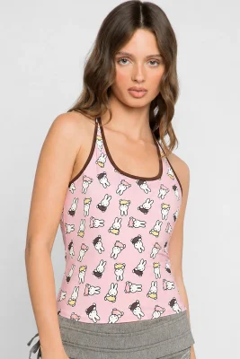 Miffy x Daisy St. Printed Halter Top