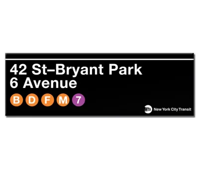 Subway Magnet