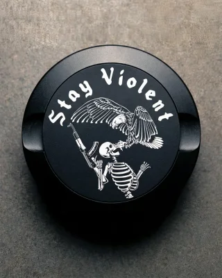 Stay Violent Pouch Can