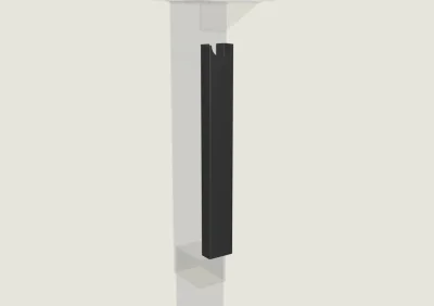 Magnetic cable channel