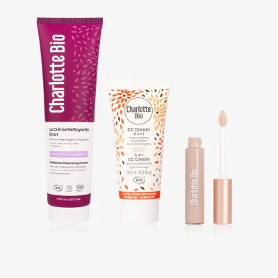 Trio CC Crème + crème nettoyante hydratante + Correcteur
