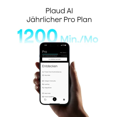 Plaud Intelligence Jährlich Pro Plan