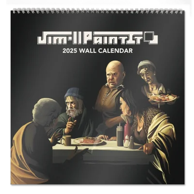 Jim'll Paint It 2025 Wall Calendar