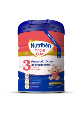 Nutribén innova® 3: Leche de fórmula de crecimiento para bebés de más de 12 meses