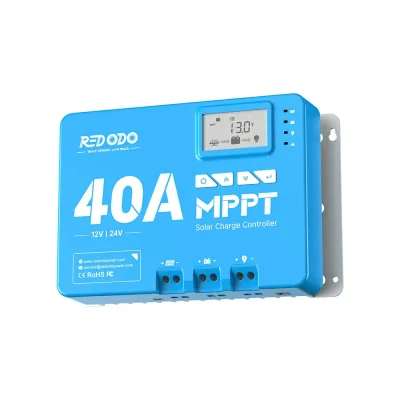 【Україна】Redodo 40A MPPT сонячний зарядний контролер 12V/24V з автомобільним DC-входом