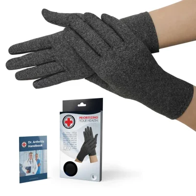 Premium Compression Gloves (Full-Fingered) + Exclusive Dr. Arthritis Handbook