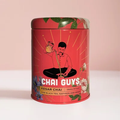 Kesar Chai Tin Wholesale  • 10 Tins
