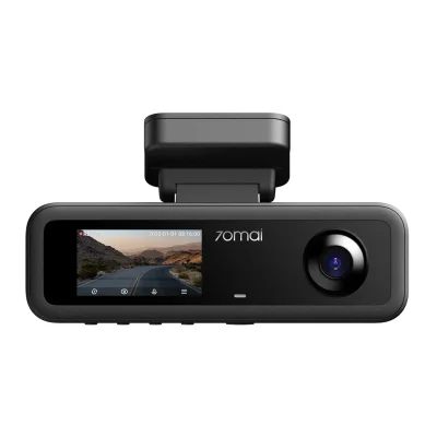 70mai Dash Cam 4K T800E, videocamera per auto a 3 canali (anteriore, interno, posteriore), 4K HDR, visione notturna, sorveglianza durante la sosta 24 ore su 24 e GPS