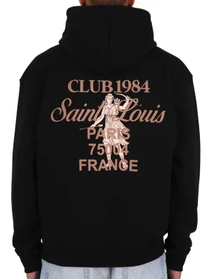 Patron 84 Hoodie - Black/Beige
