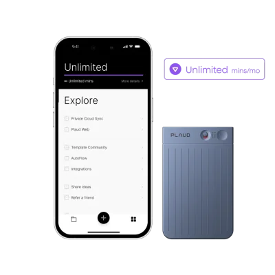 Plaud Note & AI Annual Unlimited Plan