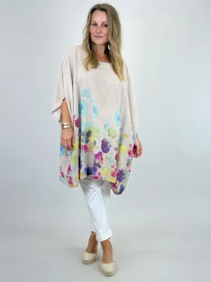 Made in Italy | Nerin Flower Top| Cream