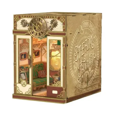 TONECHEER Mid-Year Flash Sale 3D Puzzle DIY Infinity Train Cabin Kit (Steam Fantasy)