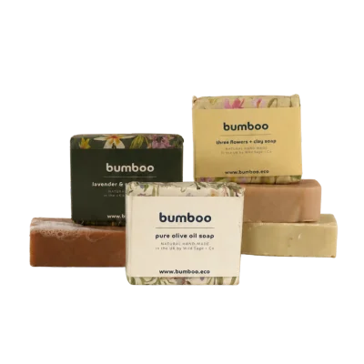 wildflower collection handmade soaps 3x100g